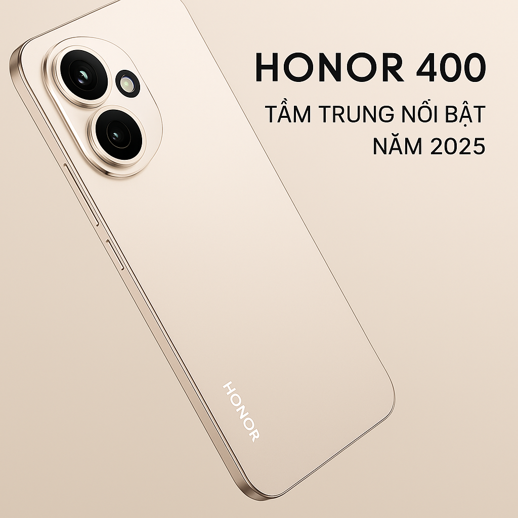 📱 HONOR 400 – Tầm trung nổi bật 2025